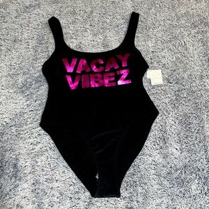 One piece bathing suit